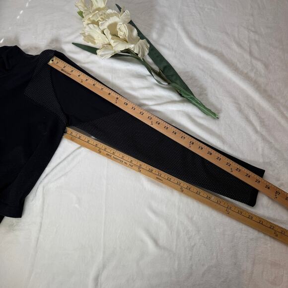 Fabletics Demi Lovato Maddie Midi Jacket Size Large Black Zip‑Up Athletic Top - Picture 13 of 15